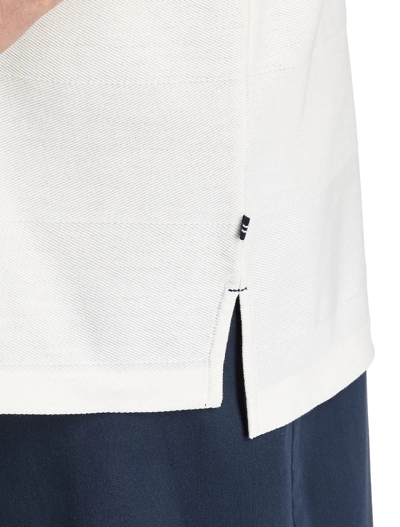 Chest Striped Polo Shirt