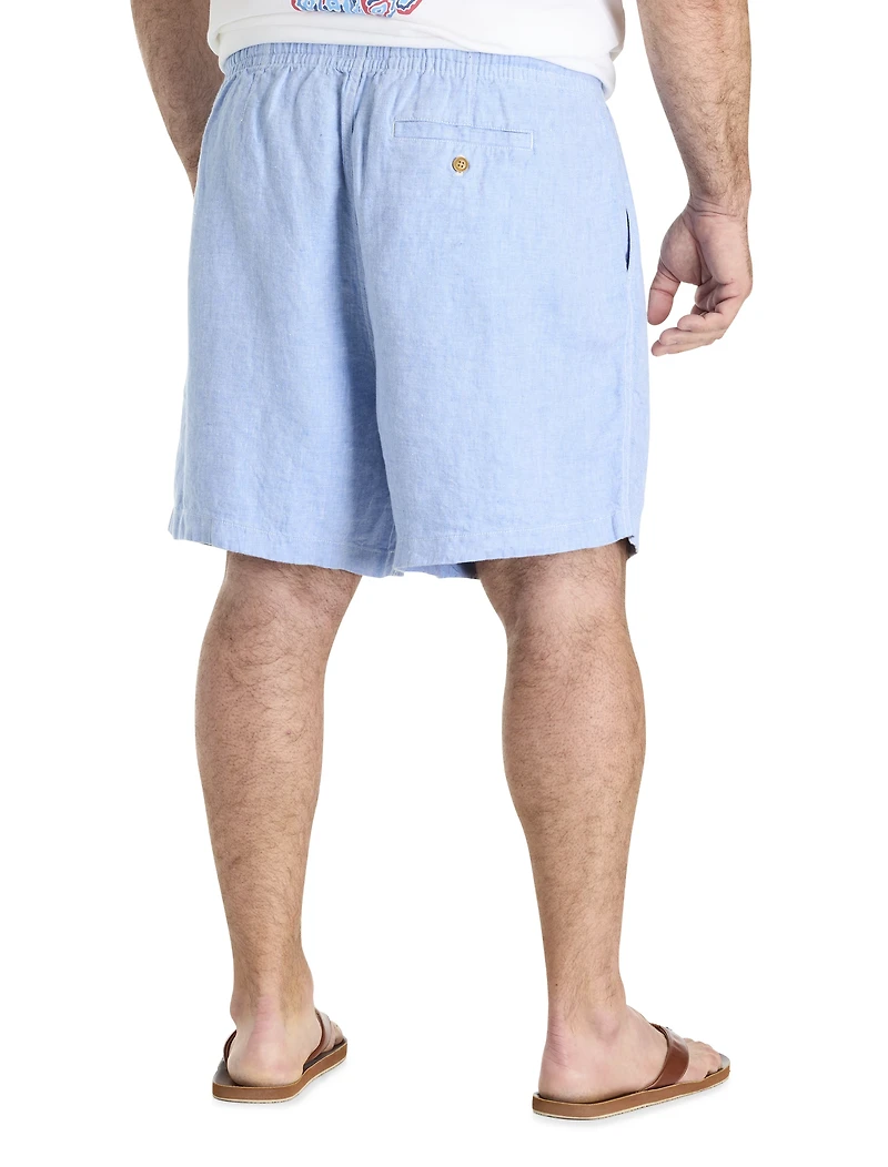 Surfside Pull-On Linen Shorts