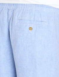 Surfside Pull-On Linen Shorts