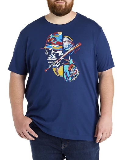 Skull Slugger Graphic Tee