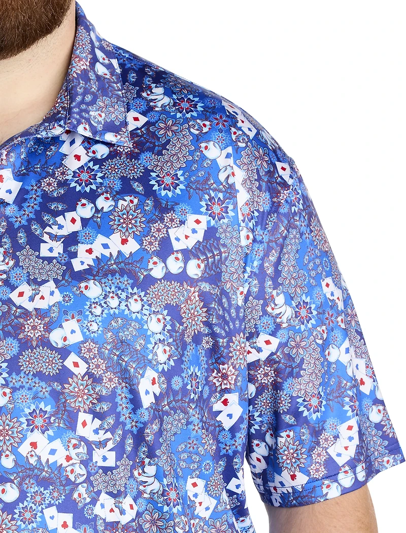 Aces of Skulls Performance Polo Shirt