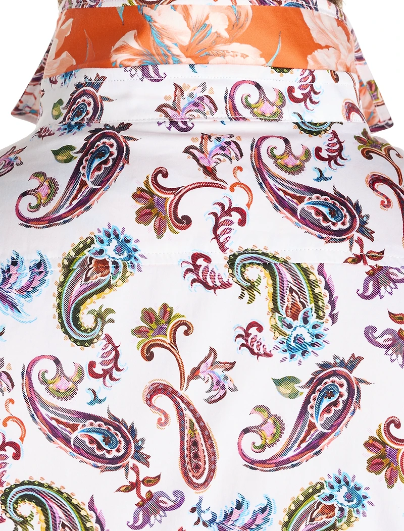 Tangier Paisley Print Sport Shirt