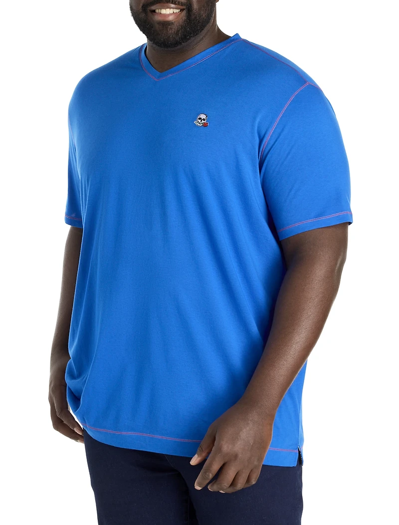 Westwood Contrast Stitch V-Neck T-Shirt