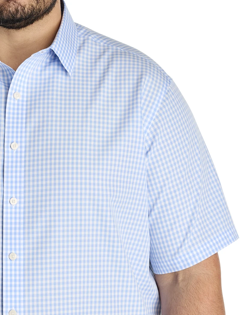 Lawrence Grid-Patterned Sport Shirt