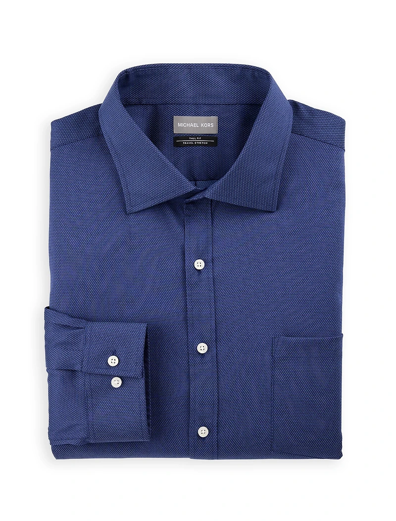Micro Patterned Performance Dress Shirt