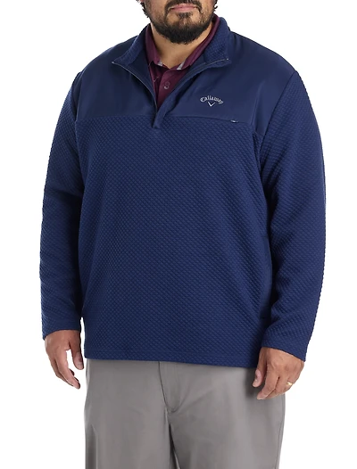 Mixed Media 1/4 Zip Performance Pullover