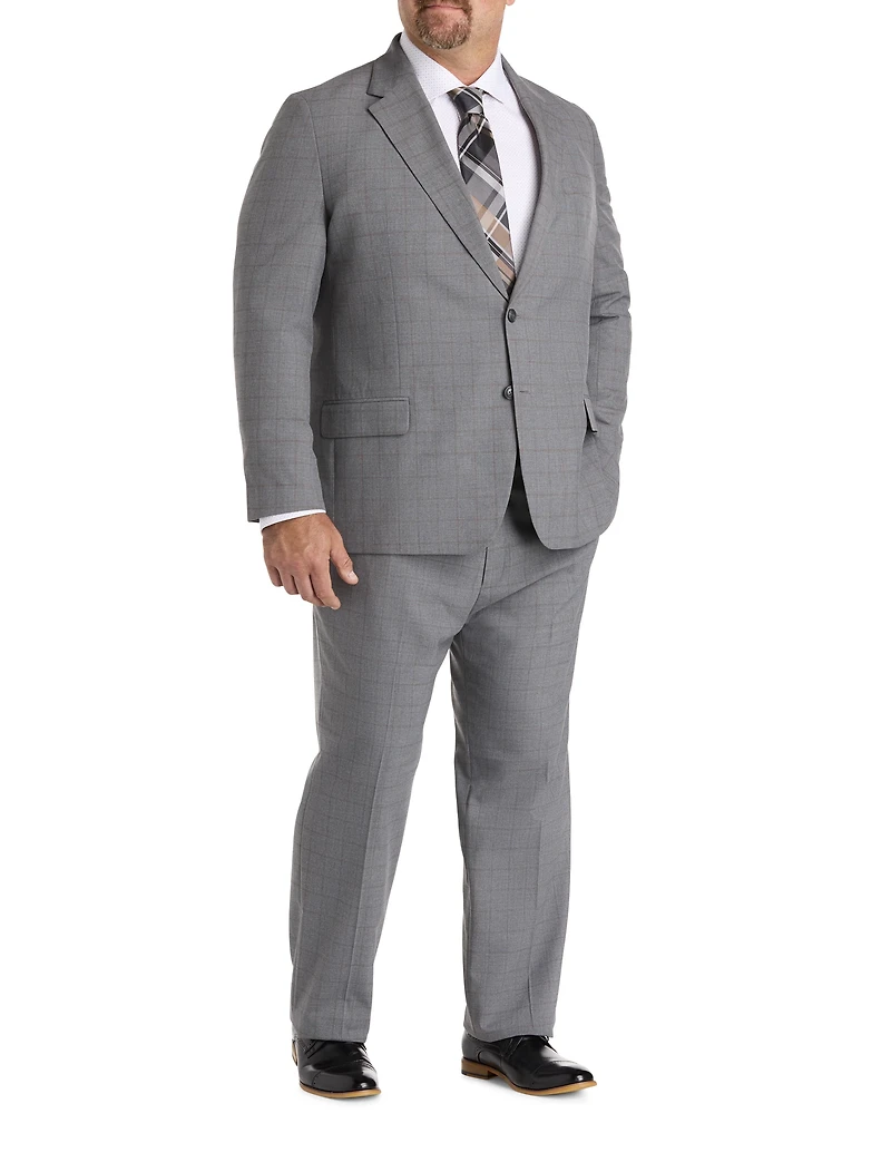 Smart Wash® Windowpane Suit Jacket