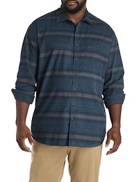 Caruso Striped Cord Shirt
