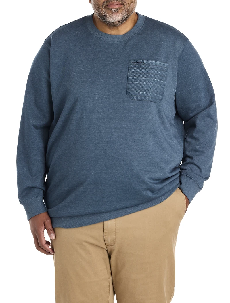 Bavaro Contrast-Pocket Crewneck Pullover