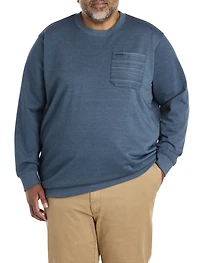 Bavaro Contrast-Pocket Crewneck Pullover