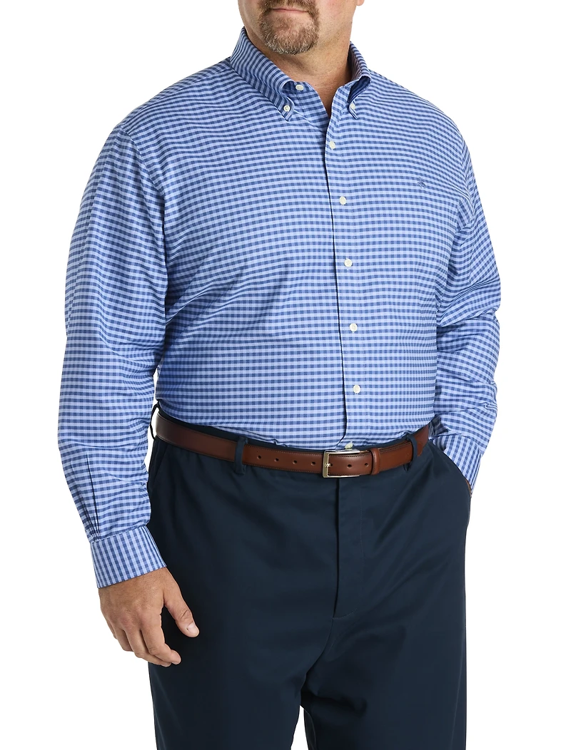 Non-Iron Gingham Sport Shirt