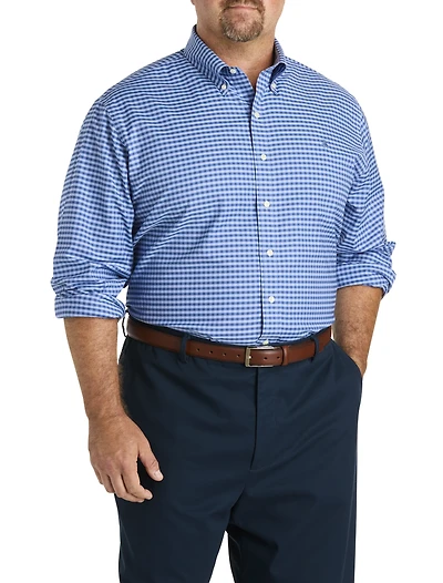 Non-Iron Gingham Sport Shirt