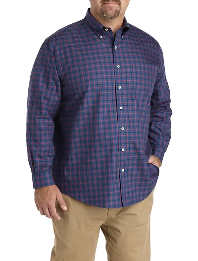 Non-Iron Windowpane Sport Shirt
