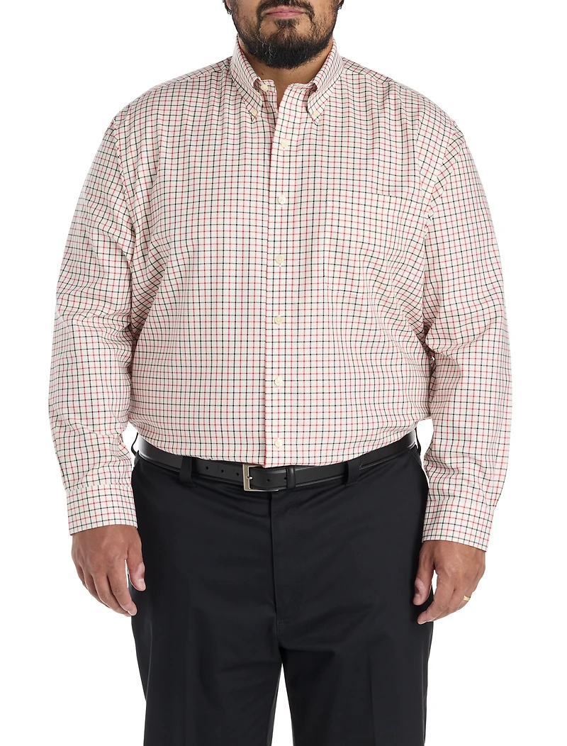 Non-Iron Plaid Sport Shirt