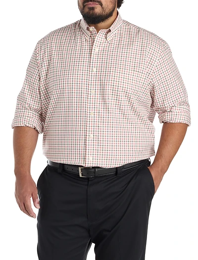Non-Iron Plaid Sport Shirt
