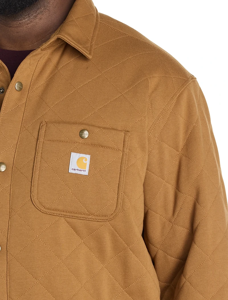 Rain Defender®  Quilted Snap-Front Shirt Jacket