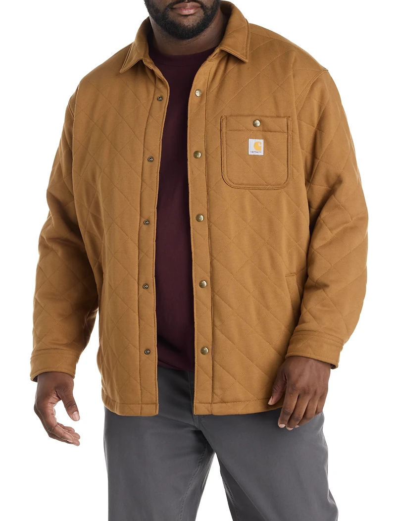 Rain Defender®  Quilted Snap-Front Shirt Jacket