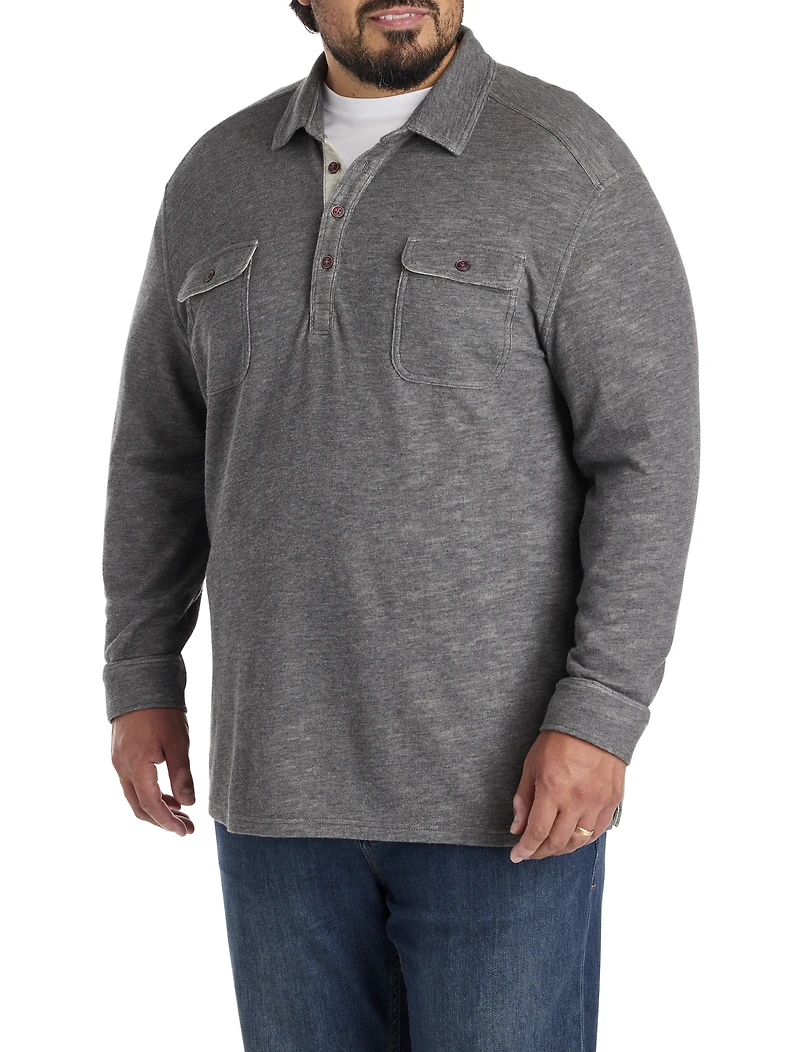 Long-Sleeve Polo Shirt