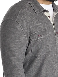 Long-Sleeve Polo Shirt