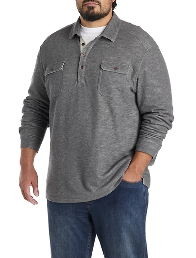 Long-Sleeve Polo Shirt