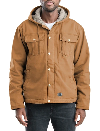 Vintage Faux-Sherpa Lined Jacket