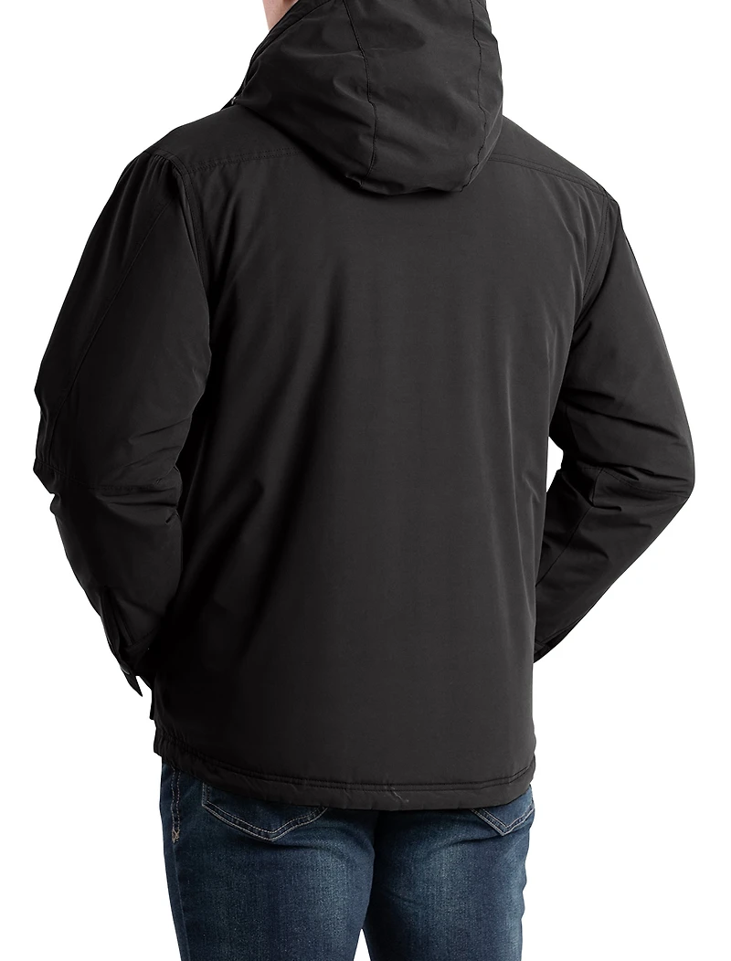 Highland Quilt-Lined Duck Hooded Active Jacket