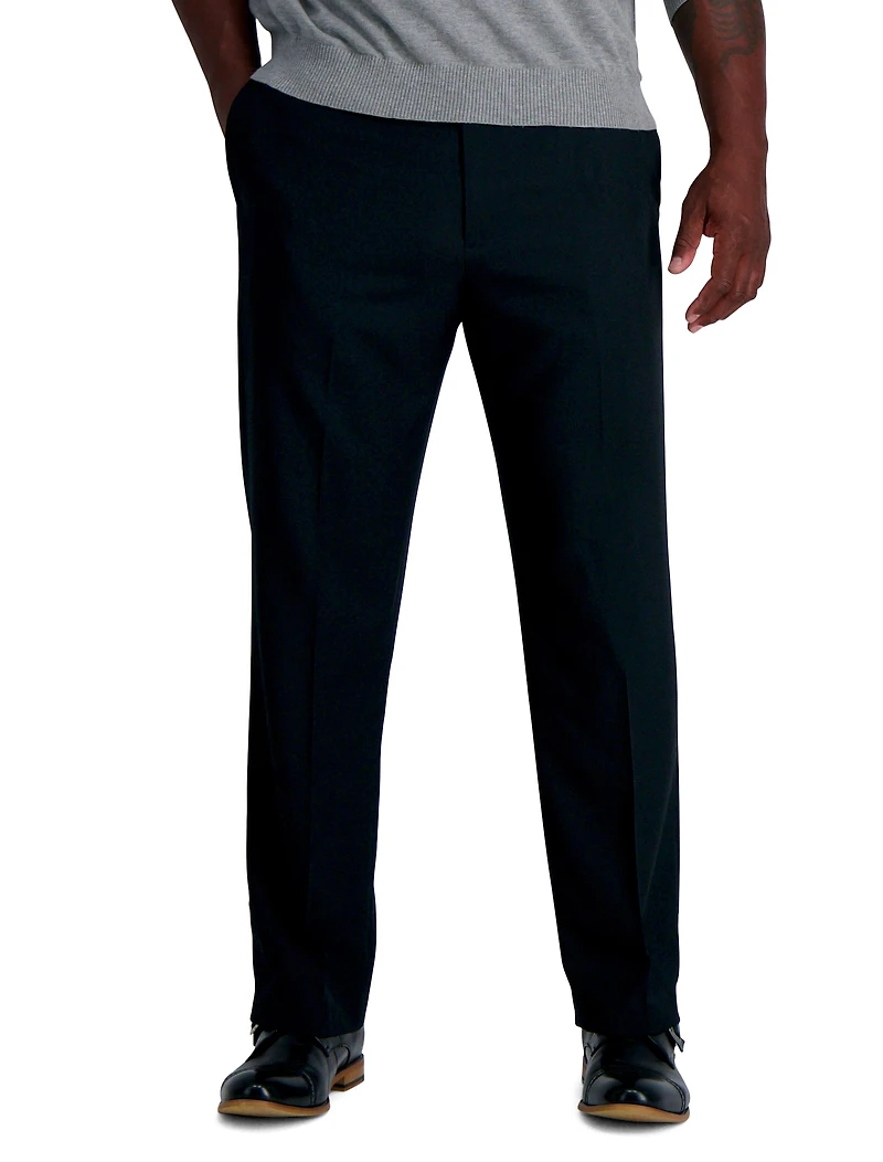 Premium Comfort Stretch Flat-Front Dress Pants