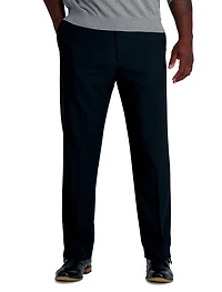 Premium Comfort Stretch Flat-Front Dress Pants