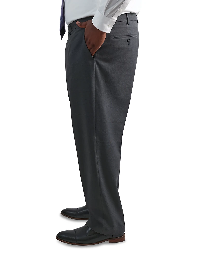 Premium Comfort 4-Way Stretch Pleated Dress Pants