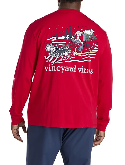 Santa Paws Long-Sleeve Graphic T-Shirt