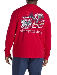 Santa Paws Long-Sleeve Graphic T-Shirt