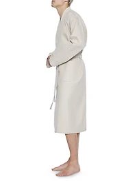 La Paz Waffle-Knit Kimono Robe