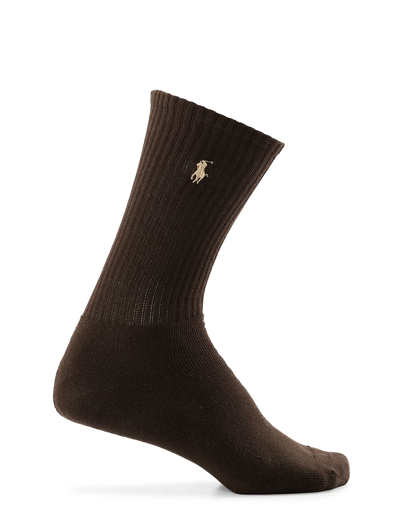 3-pk Ribbed Crew Socks