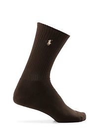 3-pk Ribbed Crew Socks