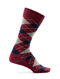 3-pk Argyle Dress Socks