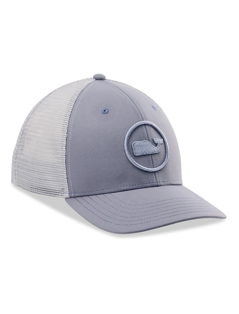 Whale Dot Performance Trucker Hat
