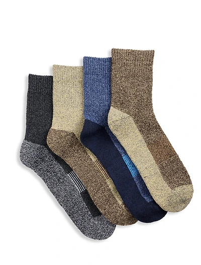 4-pk 1/4-Top Crew Socks