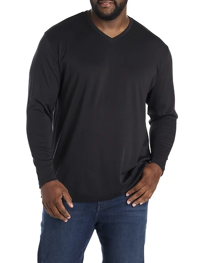 Georgia Long-Sleeve V-Neck T-Shirt