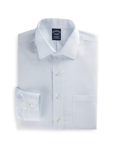 Non-Iron Graph Patterned Dress Shirt