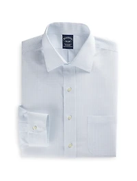 Non-Iron Graph Patterned Dress Shirt