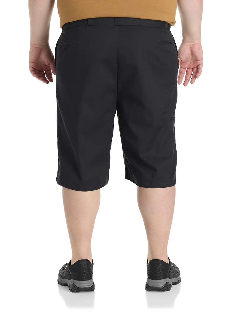 Loose-Fit Flat-Front Performance Work Shorts