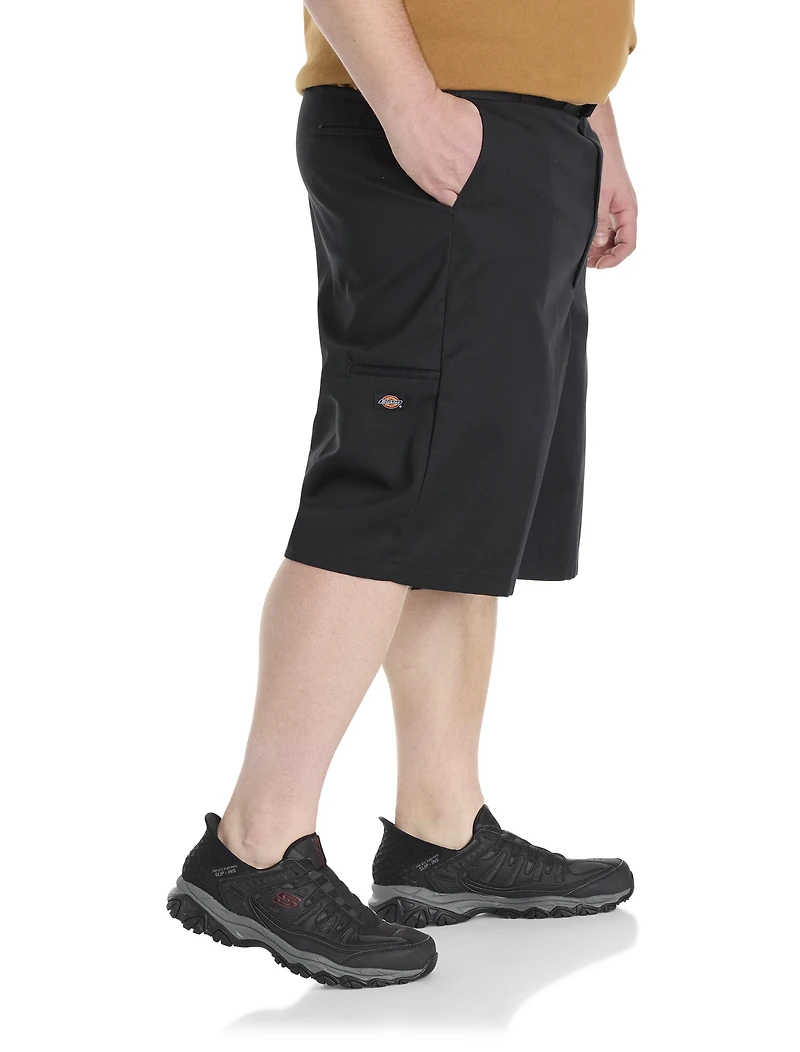 Loose-Fit Flat-Front Performance Work Shorts