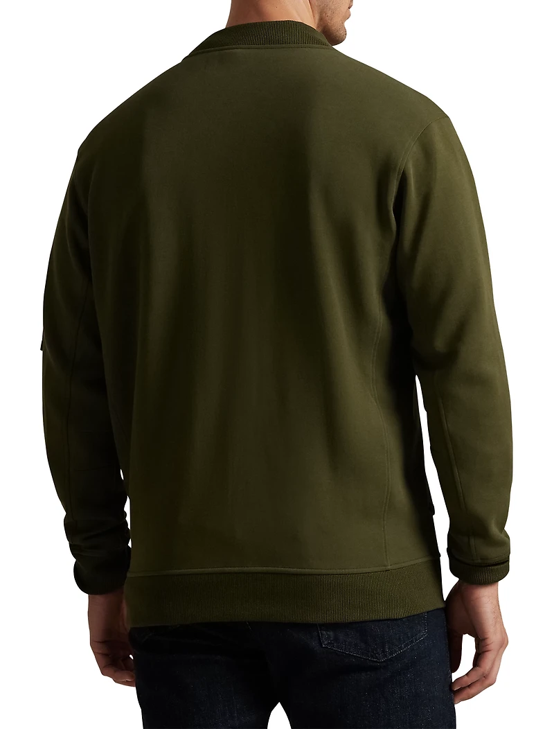 Double-Knit Bomber Jacket