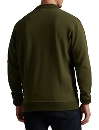 Double-Knit Bomber Jacket