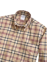Non-Iron Tartan Plaid Sport Shirt