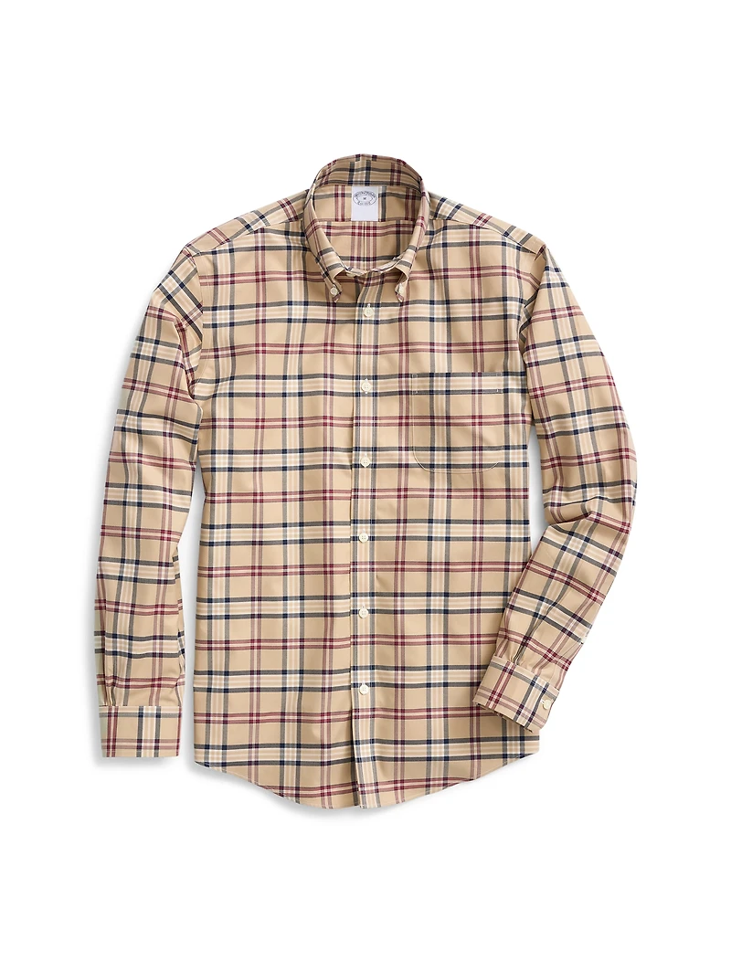 Non-Iron Tartan Plaid Sport Shirt
