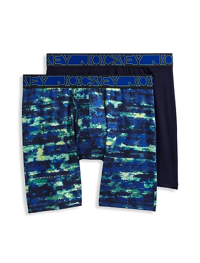 Active Microfiber 2-pk Boxer Briefs