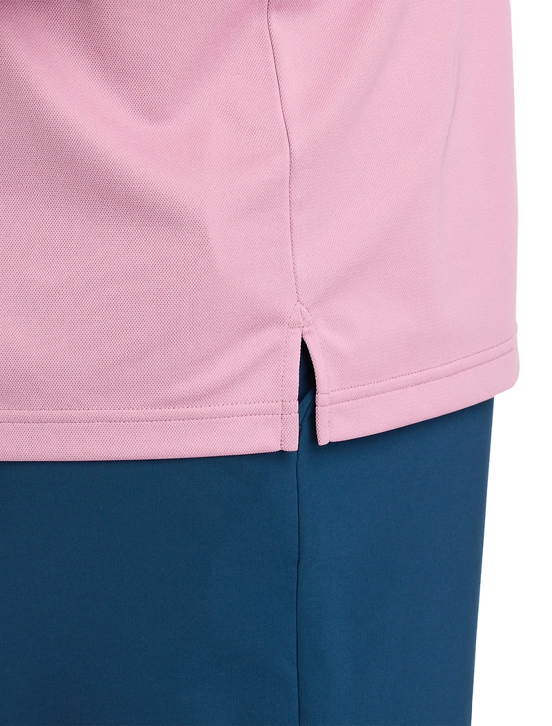 Contrast Solid Polo Shirt