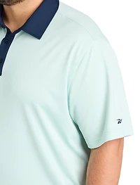 Contrast Solid Polo Shirt