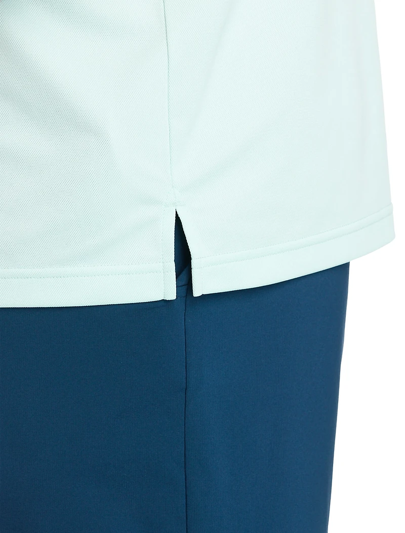 Contrast Solid Polo Shirt